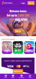partyspins casino